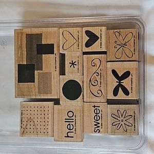 NIB Stampin' Up "Sweet Shapes" Stamps Retired